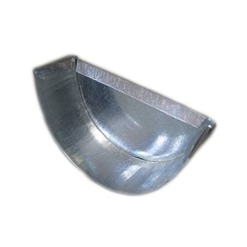 Заглушка на желоб оцинк. ф120мм