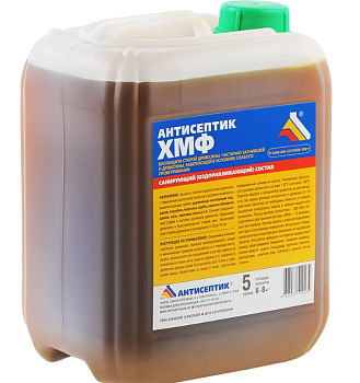 Защитное средство антисептик ХМФ-221 5л (св.бурый)