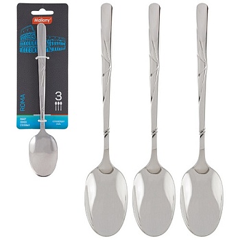 Набор ложек чайных MALLONY ROMA, 3 шт