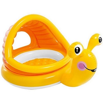 Бассейн надувной Intex Улитка 57124NP, 102х145х74 см