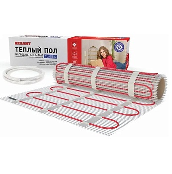 Теплый пол REXANT classic 0,5м*6м 450Вт