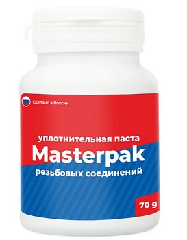 Паста уплотнительная универсальная Masterpak, для резьбовых соединений, 65 - 70 г