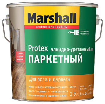 Лак паркетный PROTEX п/матовый 2,5л.