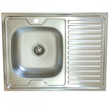 Мойка нержавеющая 60х80х0,6мм правая , левая