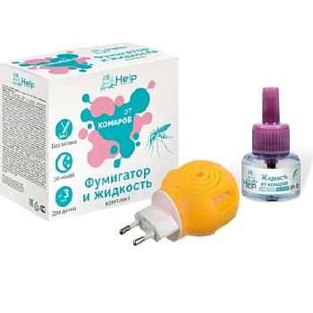 Комплект детский HELP фумиг.+жидкость 80523