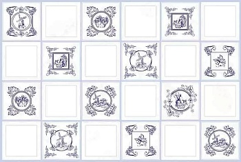 Панель ПВХ ГРЕЙС пано 902*601 Плитка Голландия