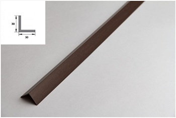 Угол ПВХ 30*30мм 2,7м цвет 11