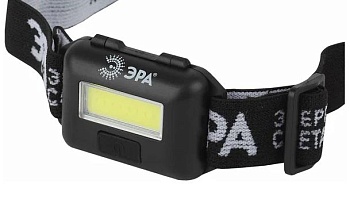 Фонарь налобн GB-607 с влагозащитой 3Вт COB LED Extra 3хААА блист. Эра Б0039620