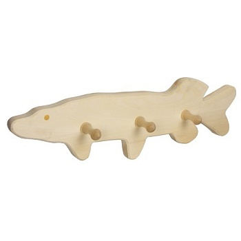 Вешалка "Щука" 56*15 3 рожка