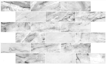 Панель ПВХ ГРЕЙС пано 996*598 Плитка Марбл