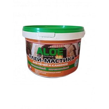 Клей-мастика д/печей и каминов ALOE  4кг (термостойкий)
