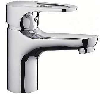 Смеситель для раковины FRAP F10702-В хром, силумин, шпилька