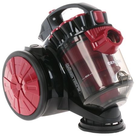 1. Пылесос Centek CT-2531 мультициклон 1800-350Вт, стакан 1,5 л, телескоп металл. трубка