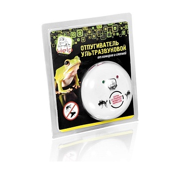 Отпугиватель HELP  КОМАРОВ и СЛЕПНЕЙ, УЛЬТРАЗВУКОВОЙ 220 В, 10х10х4,5 см