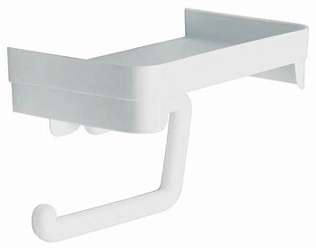 Держатель для туалетной бумаги IDEA с полочкой