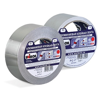 Клейкая лента металлизированная 48мм х 25м UNIBOB