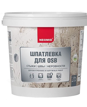 Шпатлевка для плит OSB Neomid, 1.3 кг