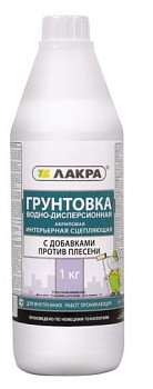 Грунтовка интерьерная сцепляющая против плесени 1л