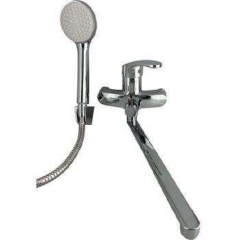 Смеситель д/ванны Rainsberg R 0523F  длинным изливом(перекл.шаров. 360град)