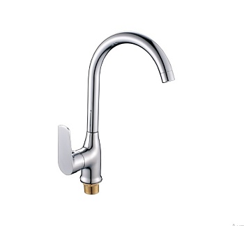 Смеситель д/кухни с высок. повор. изливом KONNER NRD 1200