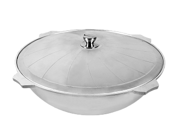 Казан для плова 10 л, литой с алюминиевой крышкой 510200