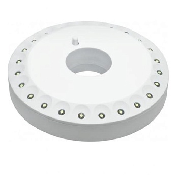 Фонарь кемпинг 24LED 3*AA карабин/блистер 