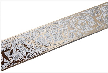 Бленда "Вензель" ПВХ Золото/Белый (7см) Магеллан