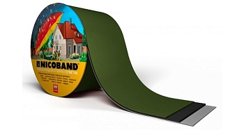 Лента самокл. герметизирующая зеленая 5см*3м NICOBAND