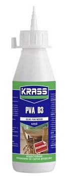 Клей ПВА D3 KRASS 0,5л д/древесины водостойкий
