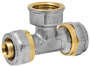 Тройник вод 16х1/2х16 ц/г/ц ТМ