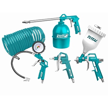 Краскопульт пневматический Total 5PCS/SET