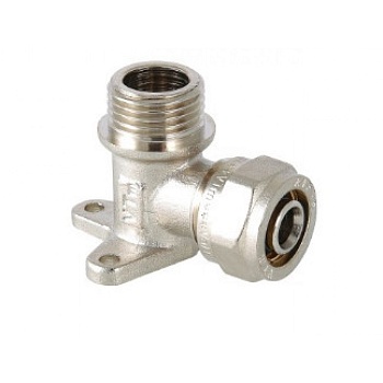 Уголок вод 16х3/4 ц/г с креплением