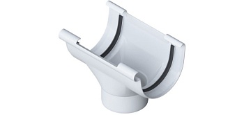 Воронка ПВХ белый ф82мм "Альта-Профиль"