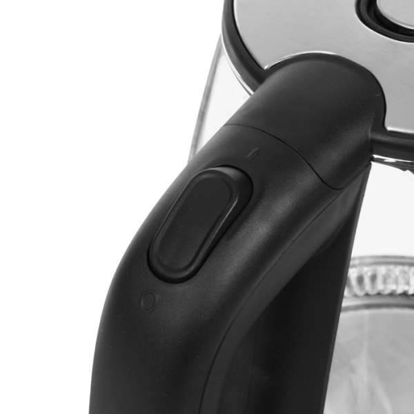 4. Чайник Centek CT-0030 стекло 1.7л, 2200Вт, внутр. LED подсветка,защита от вкл б-воды