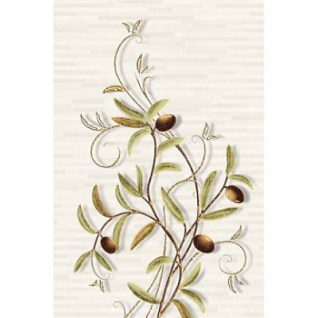 Декор Olive св-бежевый 20х30 CERSANIT