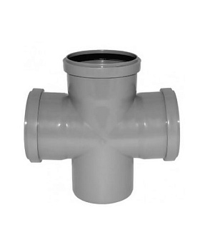 Крестовина ПНД 110/110/110 *90 одноплоскостная