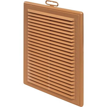 Решетка вентиляционная с москитной сеткой П2030С бежевая