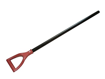 Черенок д/пласт. лопаты . алюм. с Vруч. Цвет. ф.32