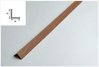 Угол ПВХ 20*20мм 2,7м цвет 16