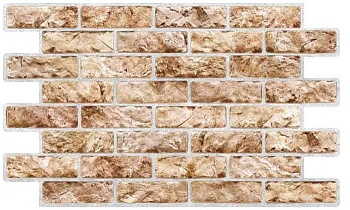 Панель ПВХ ГРЕЙС пано 962*596 Камень хеврон