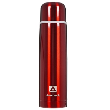Термос Арктика 1000 мл, арт.102-1000-RD, вакуумный (для напитков)