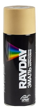 Краска эмаль аэрозол. RAL1001 бежевая 520мл RAYDAY