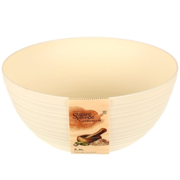 Салатник пластик, круглый, 2.3 л, Cardamom, Sugar&Spice, SE400110, в ассортименте