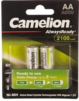 Аккумулятор  R6 Camelion 2100mAh заряженный