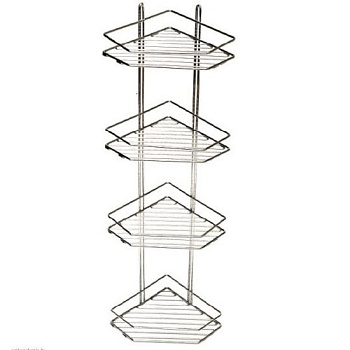 Полка угловая 4-х ярусная трапец. 4232