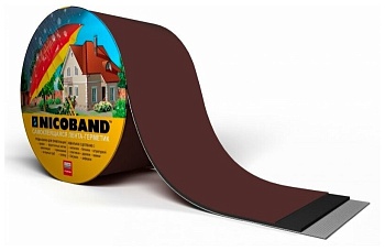 Лента самокл. герметизирующая корич. 10см*3м NICOBAND