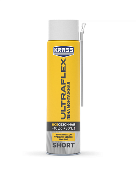 Пена монтажная KRASS ULTRAFLEX Short 0,35л всесезонная
