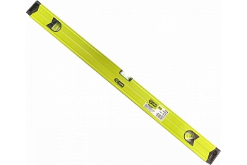 Уровень алюминиевый магнитный 3 глазка, 1 зеркальный, 80 см ON