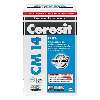 CERESIT СМ14 клей д/плитки 25кг. внутр.и нар. работ