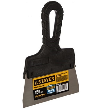 Шпатель 150мм фасад. нерж. с пластм руч.